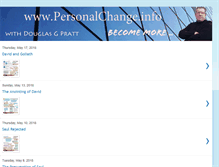 Tablet Screenshot of personalchange.info